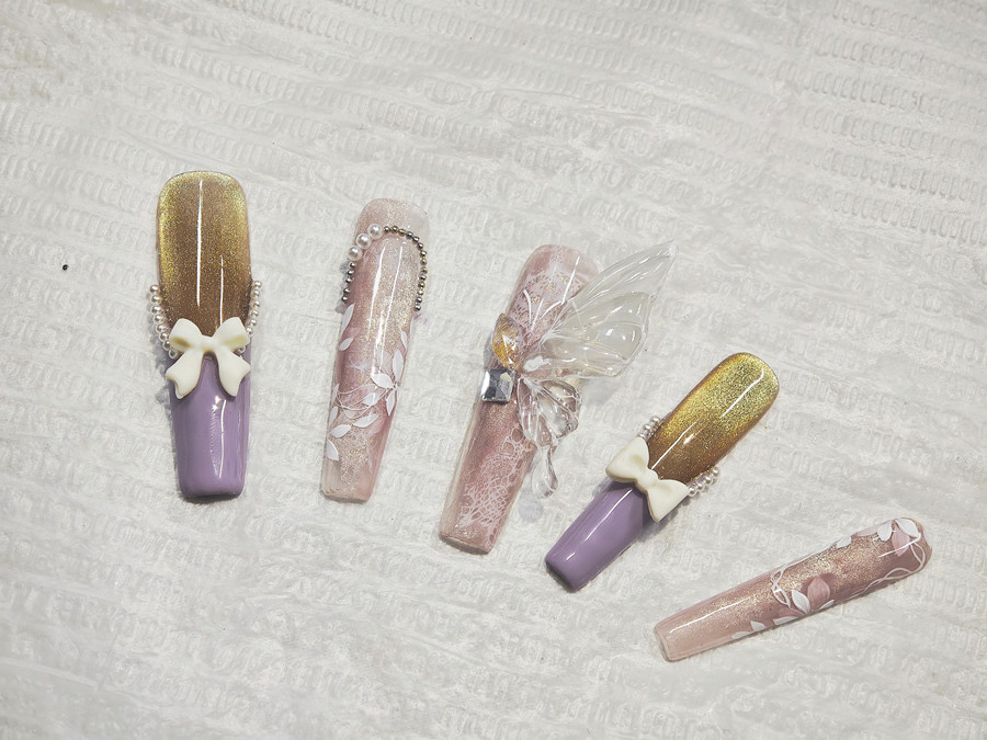 貓眼蝴蝶美甲，南寧美甲進(jìn)修提升培訓(xùn)